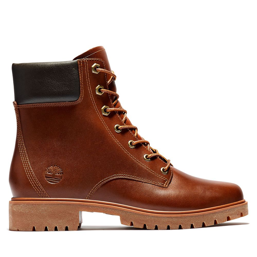 Bototos Timberland Mujer 6-Inch Jayne Waterproof Marrones - Chile EFT-308675